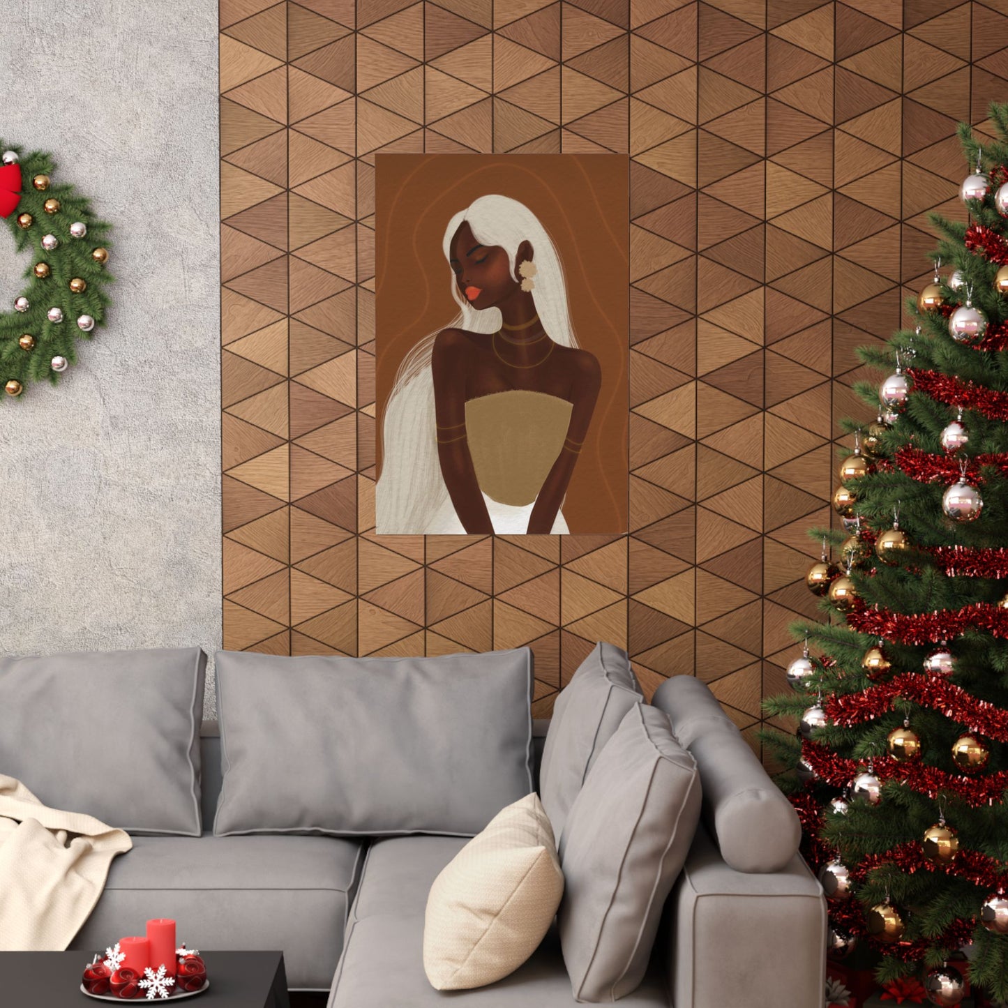 Goddess beauty- Frameless Art Print for Cozy Home Decor