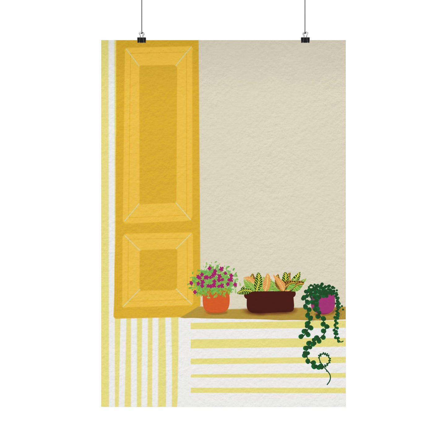 Bright Place -  Frameless Art Print for Cozy Home Decor