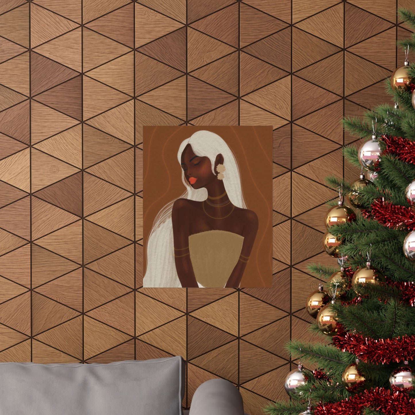 Goddess beauty-  Frameless Art Print for Cozy Home Decor