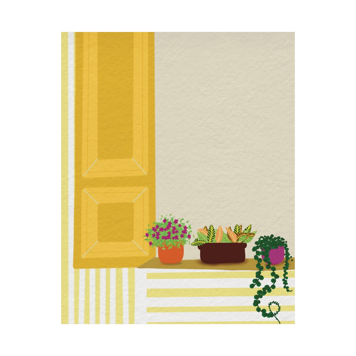 Bright Place -  Frameless Art Print for Cozy Home Decor