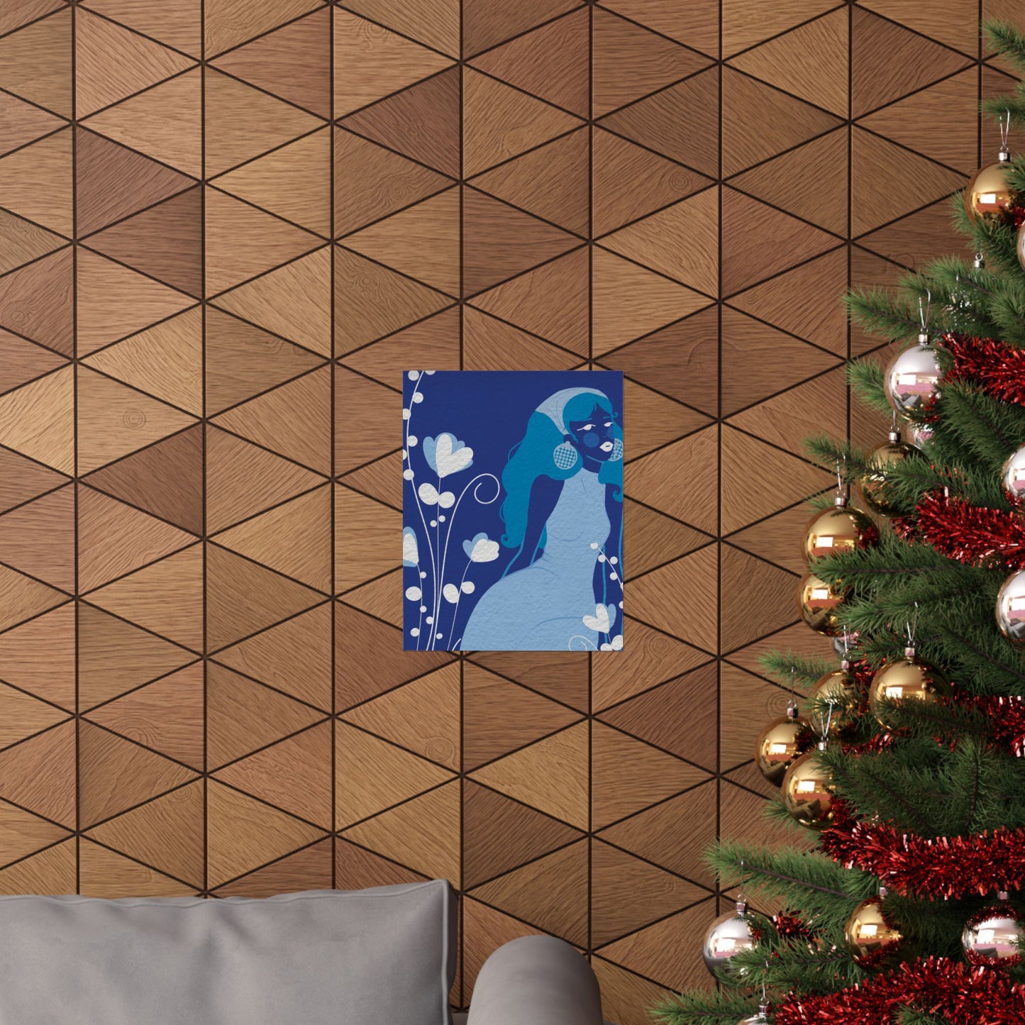 Feeling blue -  Frameless Art Print for Cozy Home Decor