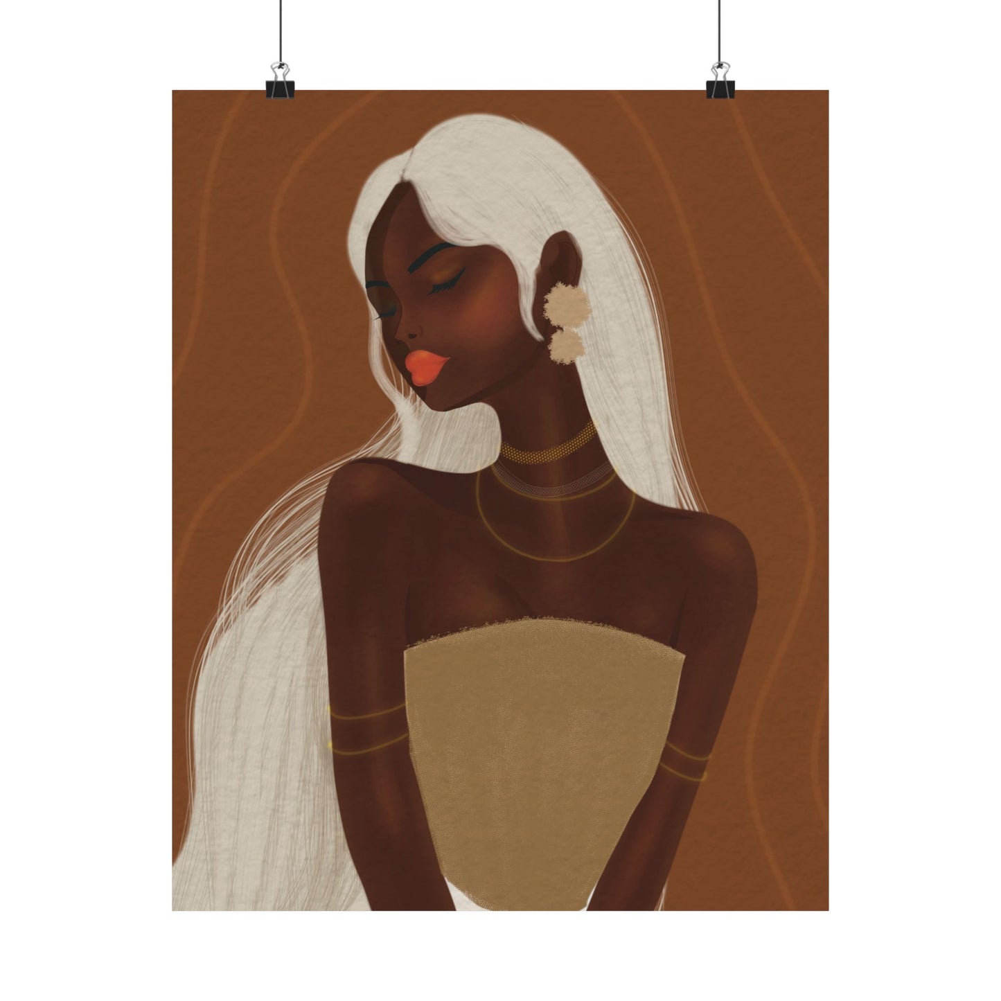 Goddess beauty-  Frameless Art Print for Cozy Home Decor