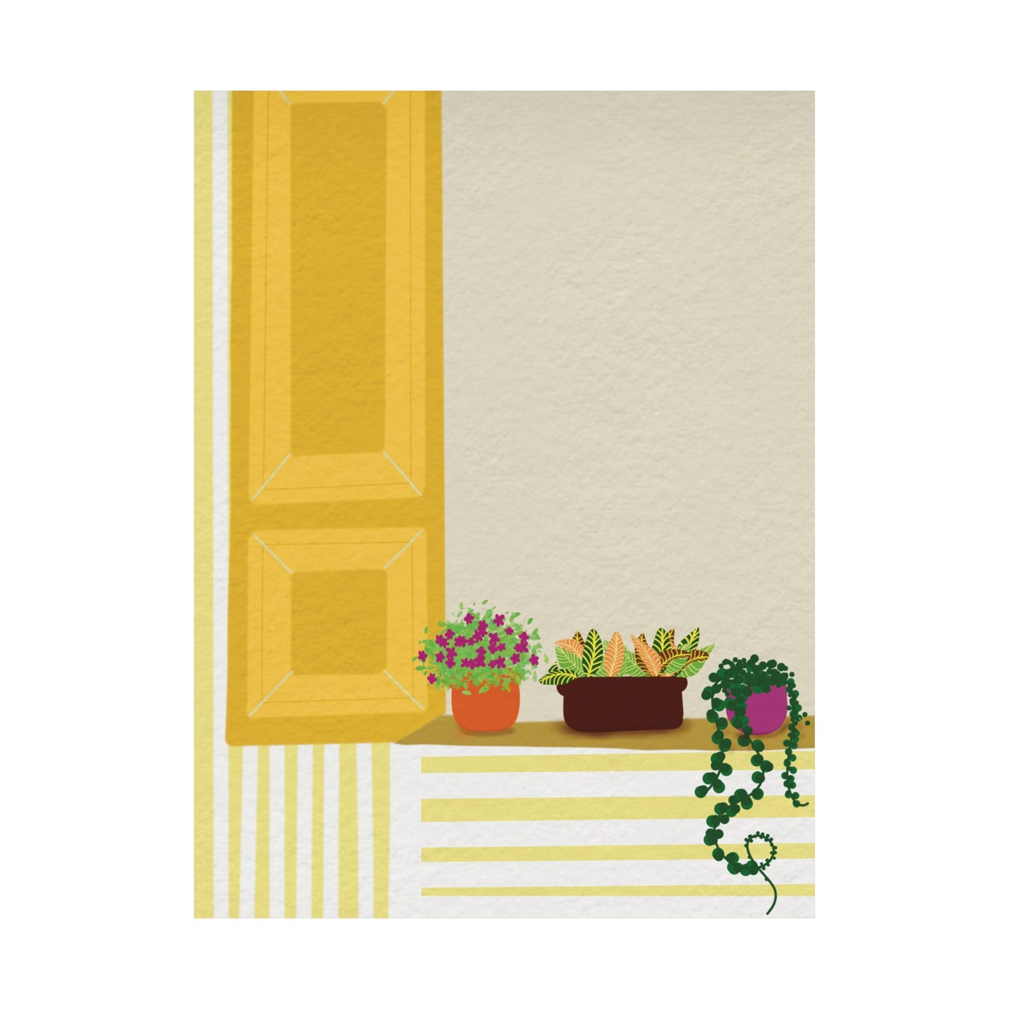 Bright Place -  Frameless Art Print for Cozy Home Decor