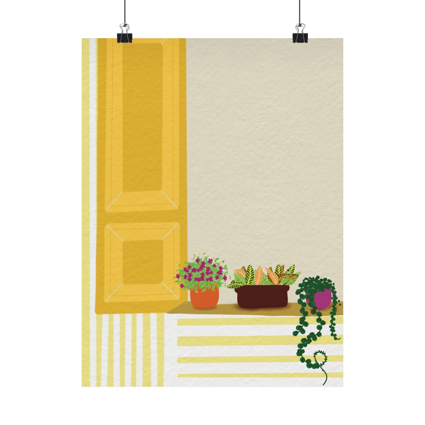 Bright Place -  Frameless Art Print for Cozy Home Decor