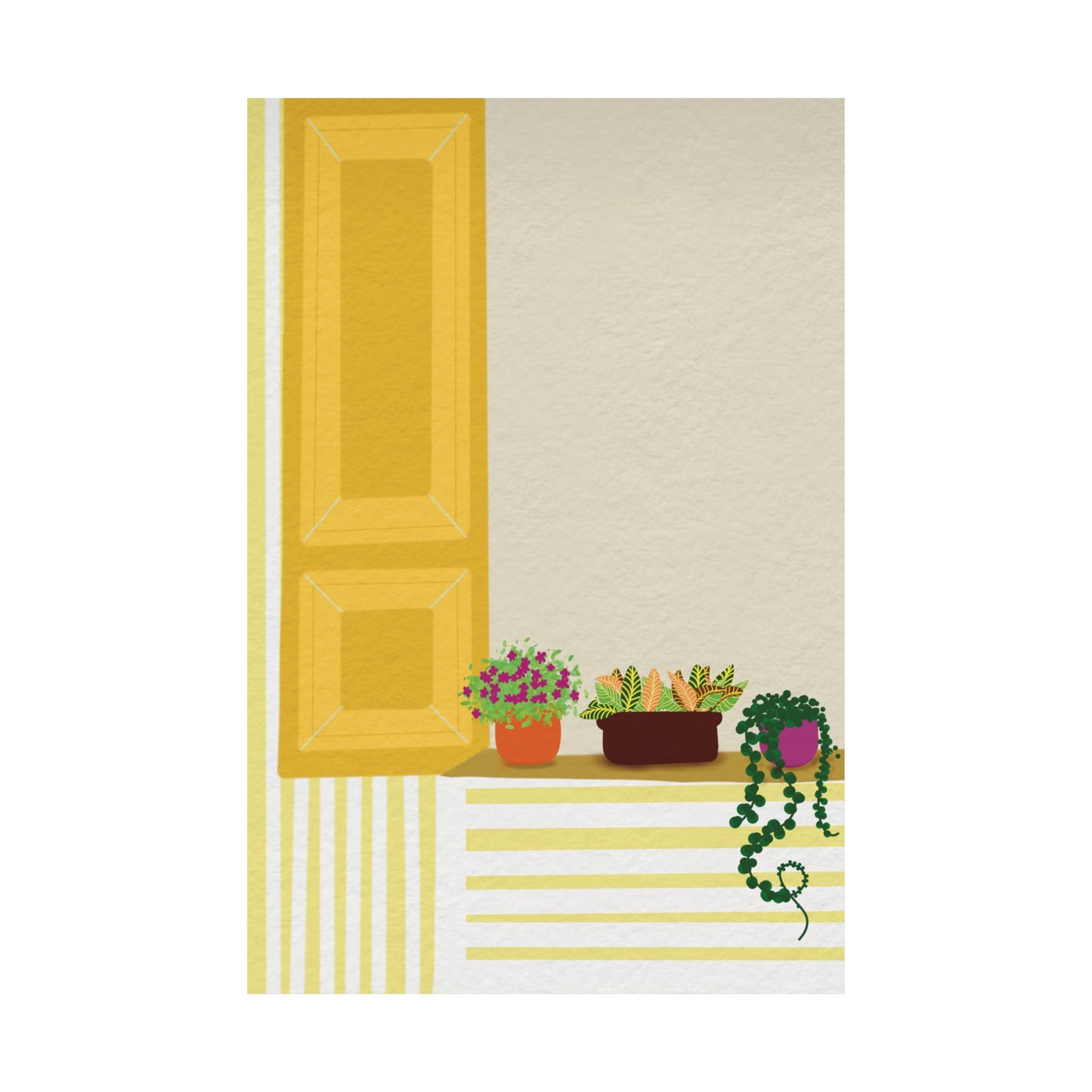 Bright Place -  Frameless Art Print for Cozy Home Decor