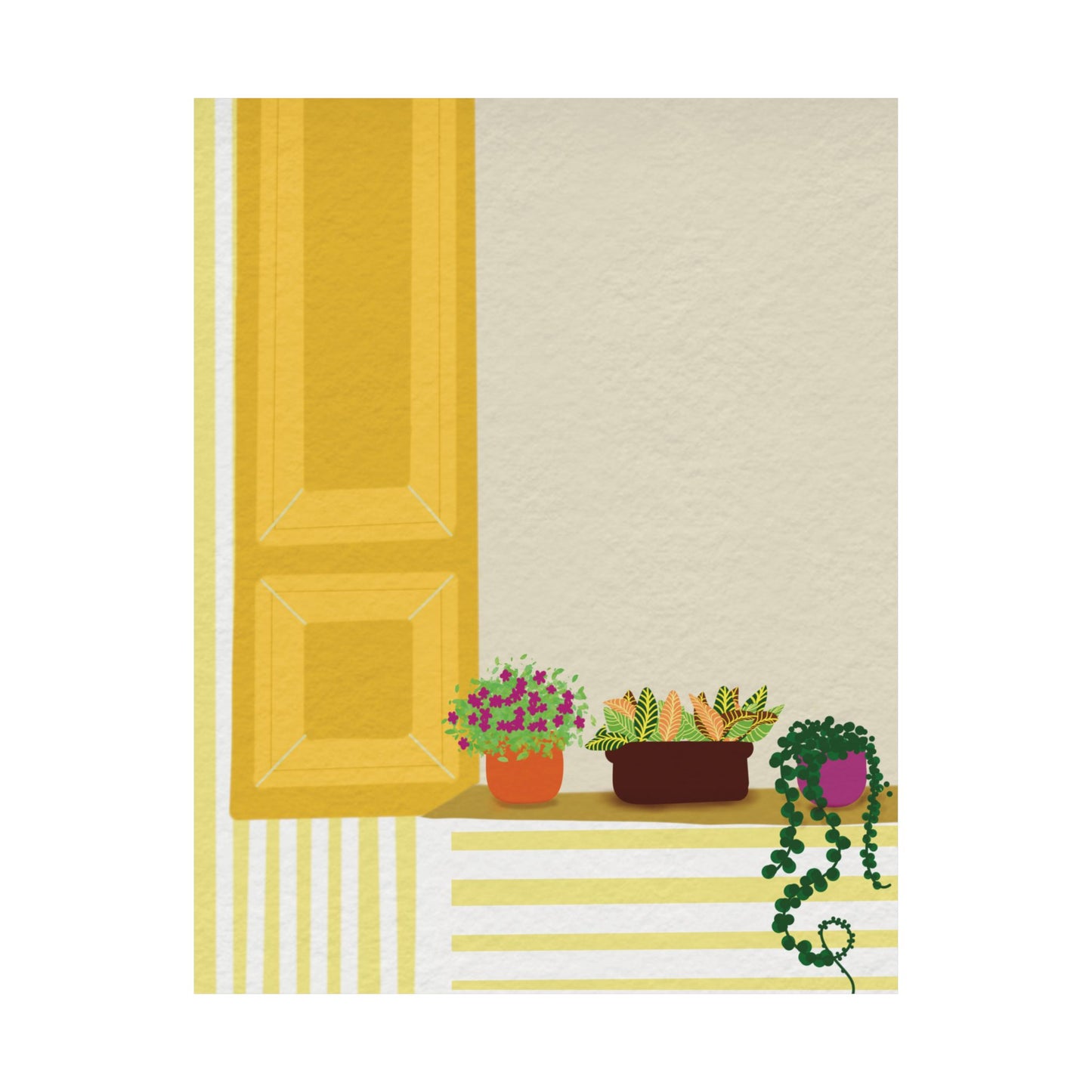 Bright Place -  Frameless Art Print for Cozy Home Decor