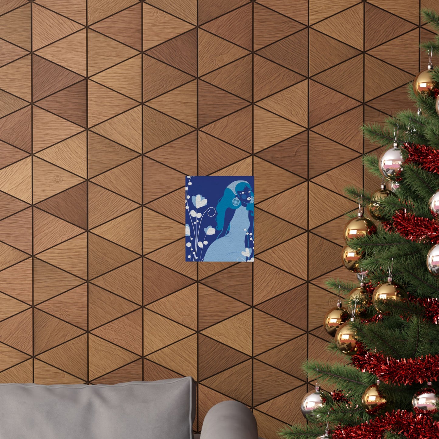 Feeling blue -  Frameless Art Print for Cozy Home Decor