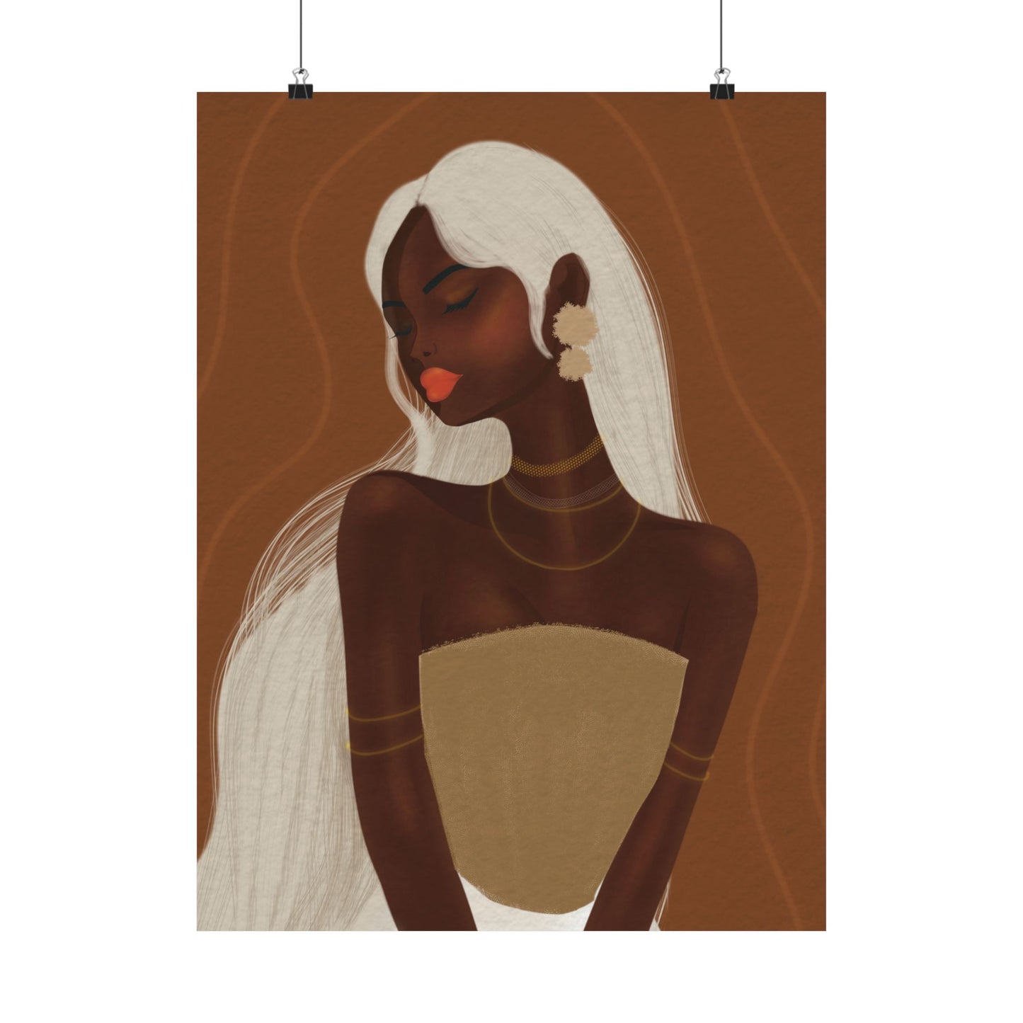 Goddess beauty-  Frameless Art Print for Cozy Home Decor