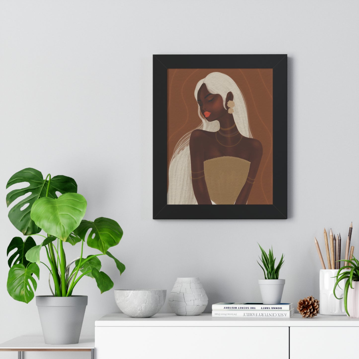 Goddess beauty - Afrocentric Art for Home Décor