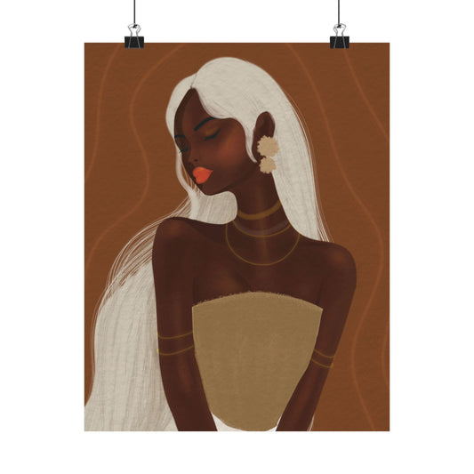 Goddess beauty-  Frameless Art Print for Cozy Home Decor