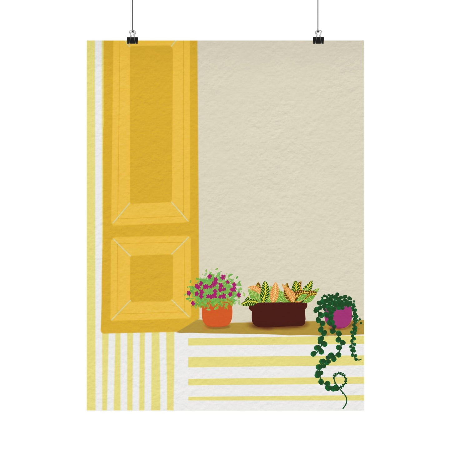 Bright Place -  Frameless Art Print for Cozy Home Decor