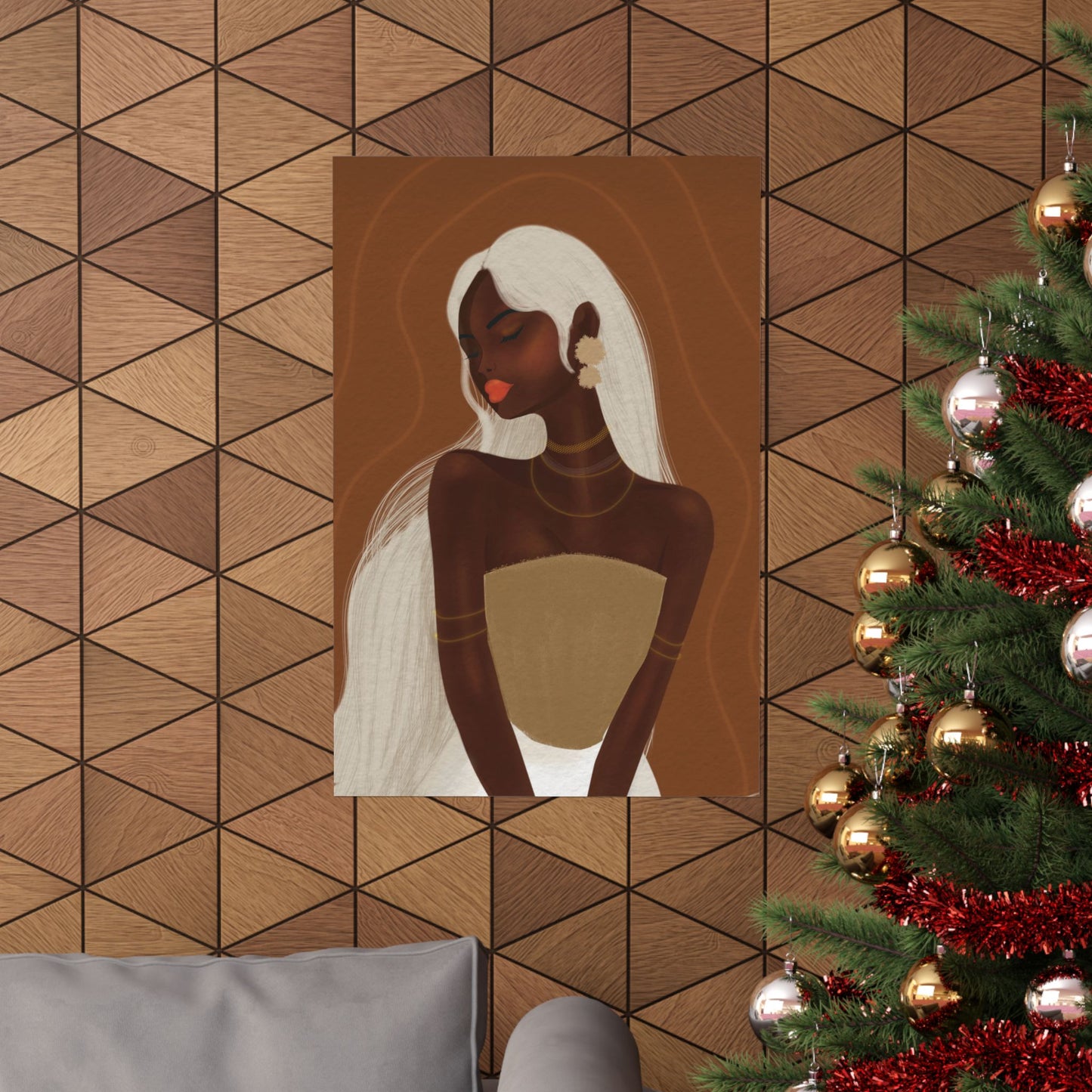 Goddess beauty-  Frameless Art Print for Cozy Home Decor